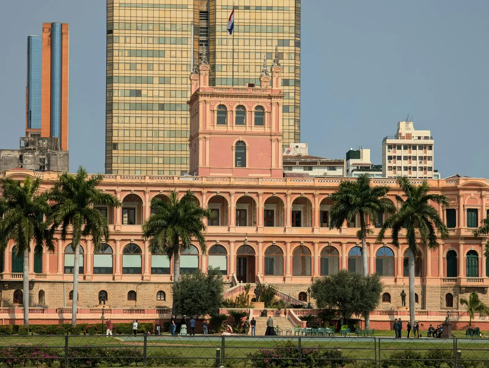 Palácio dos López, sede do governo paraguaio, em Assunção